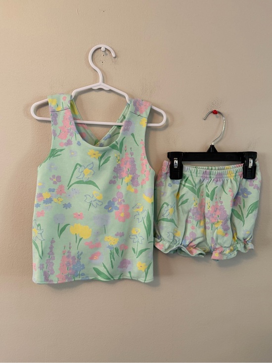 The Beaufort Bonnet Company Other - The Beaufort Bonnet Company Pastel Floral Mint Matching Set